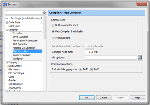 Compiler-settings